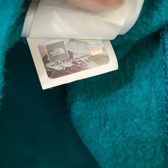 The North Face Trivert Teal Pullover Hoodie - Picture 5 of 8